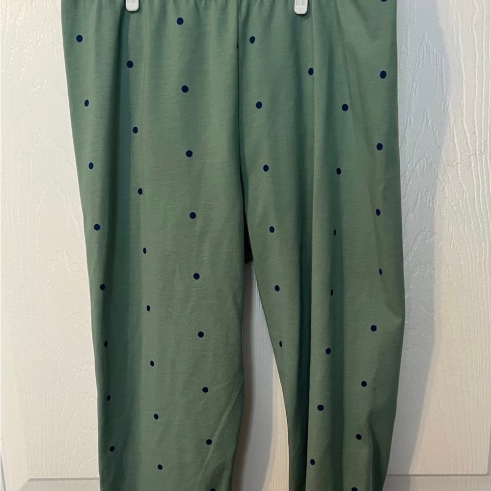 The Beaufort Bonnet Company Green Polka Dot Mitzy Sue Girls slacks